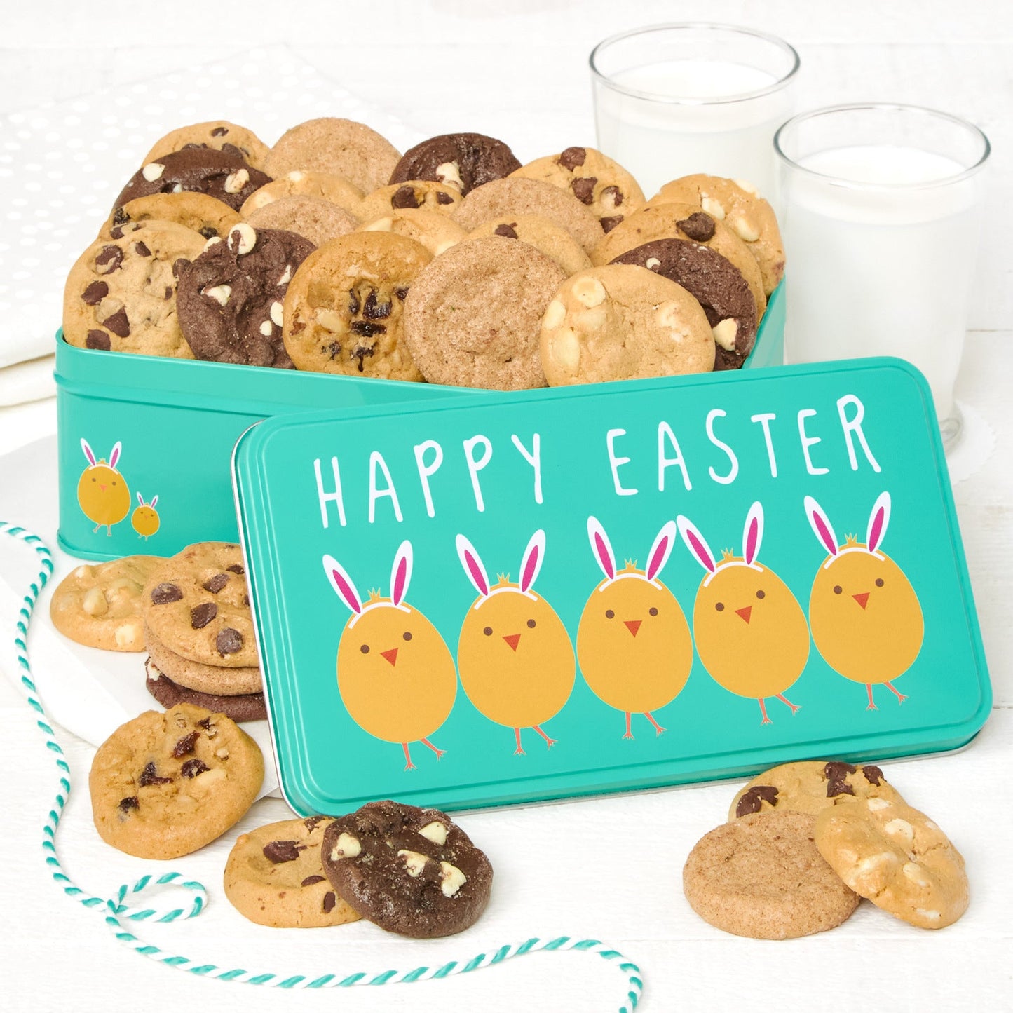 Happy Easter Cookie Tin