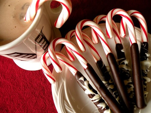 Recipe: Chocolate Candy Cane Stir Sticks