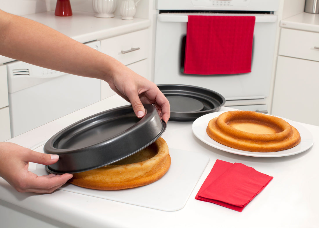 The Mrs. Fields Fill N Flip Cake Pan