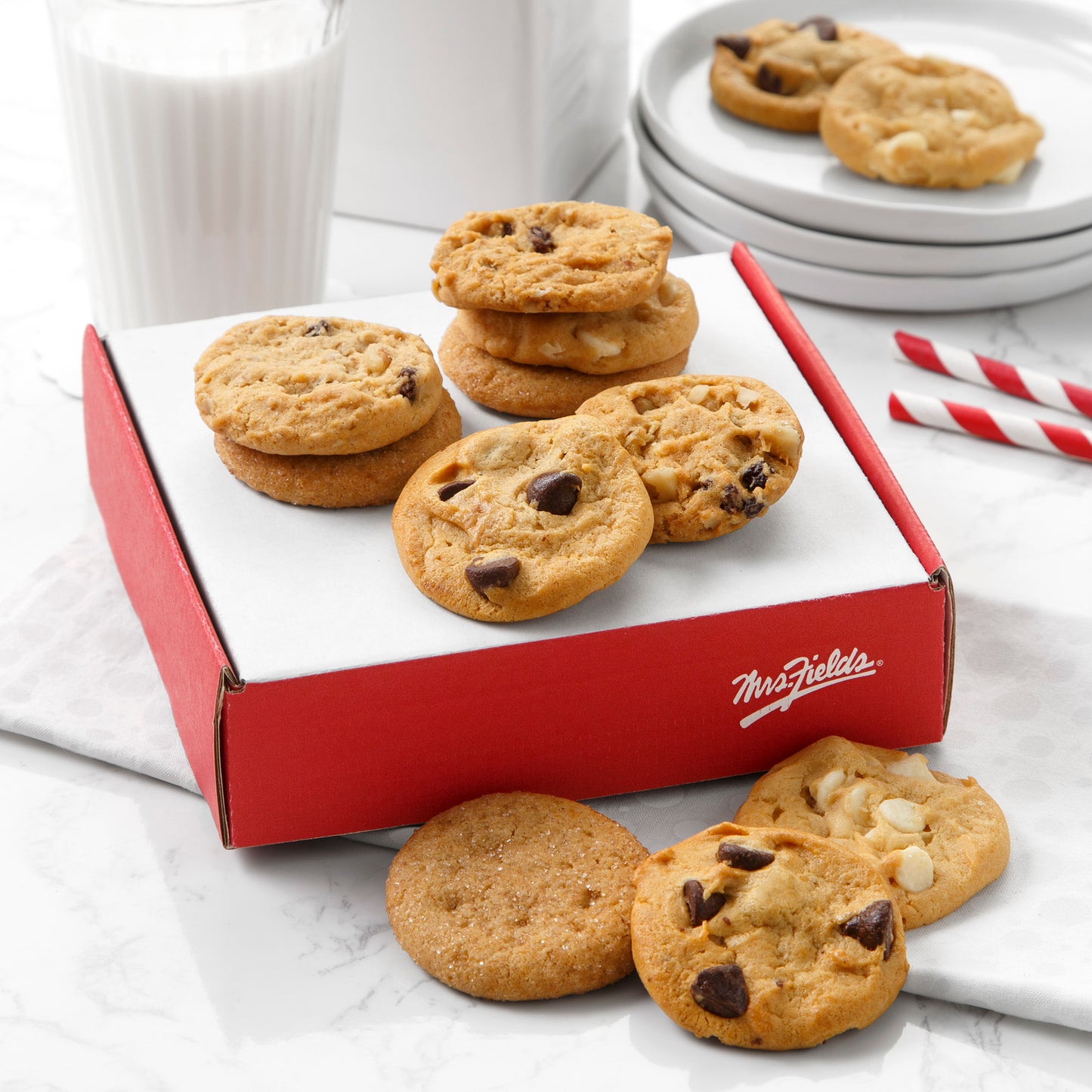 12 Nibblers® Bite-Sized Cookies Red Box