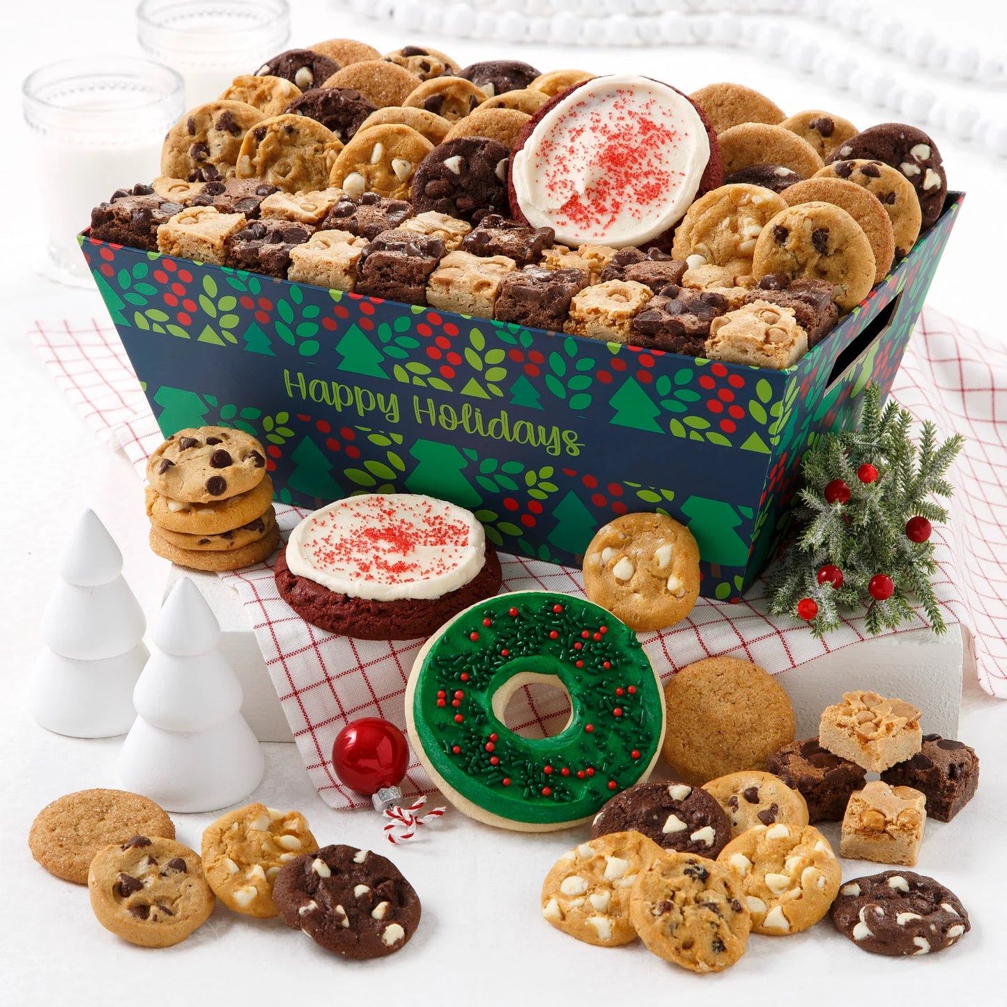Mrs. Fields 48 Nibblers Bite-Sized Cookies Signature Tin