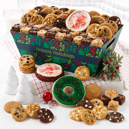 Mrs. Fields 48 Nibblers Bite-Sized Cookies Signature Tin