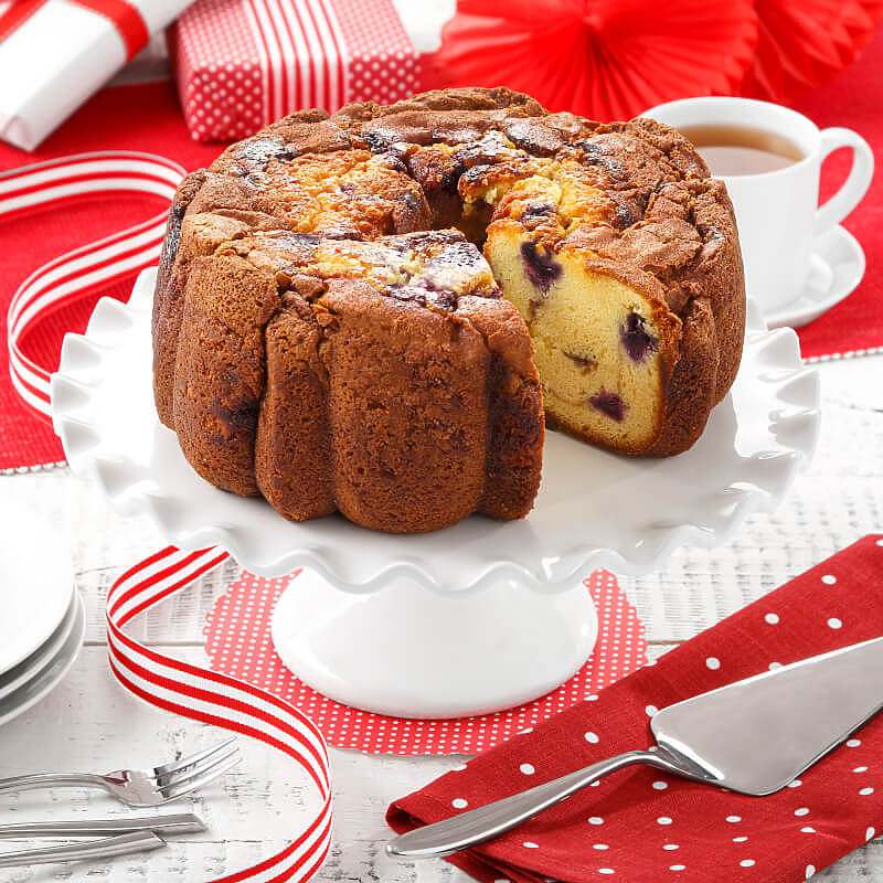 10" Blueberry Coffee Cake