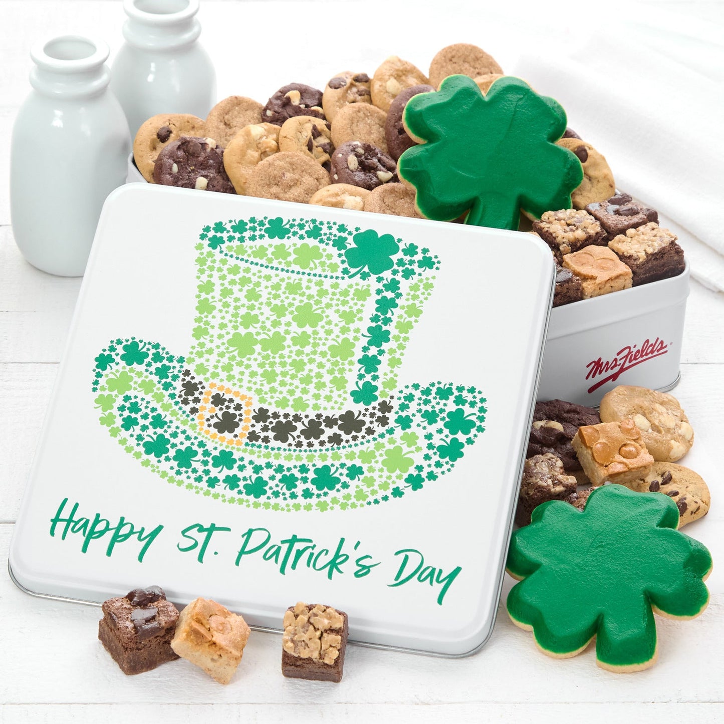 Happy St. Patrick's Day Cookie Combo Tin